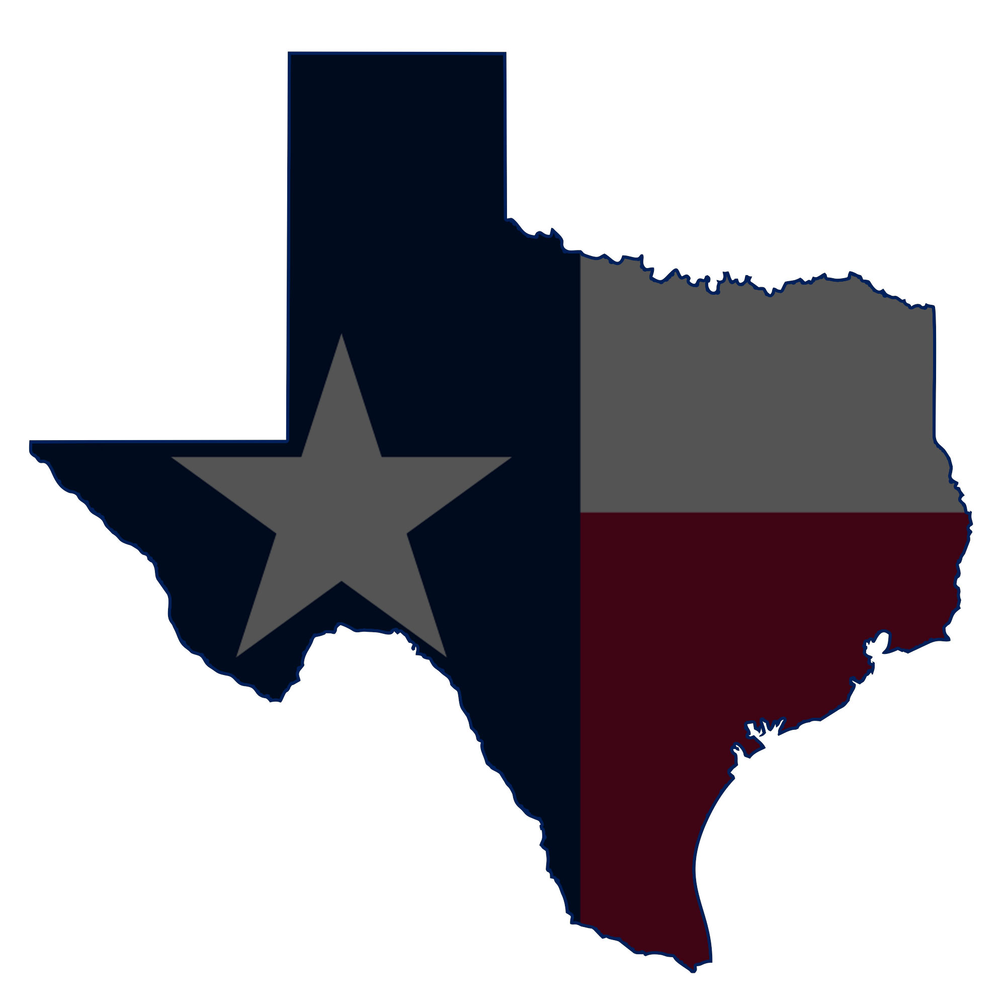 Accurate Air Solutions locations map Map of Texas showing Accurate Air Solutions service locations